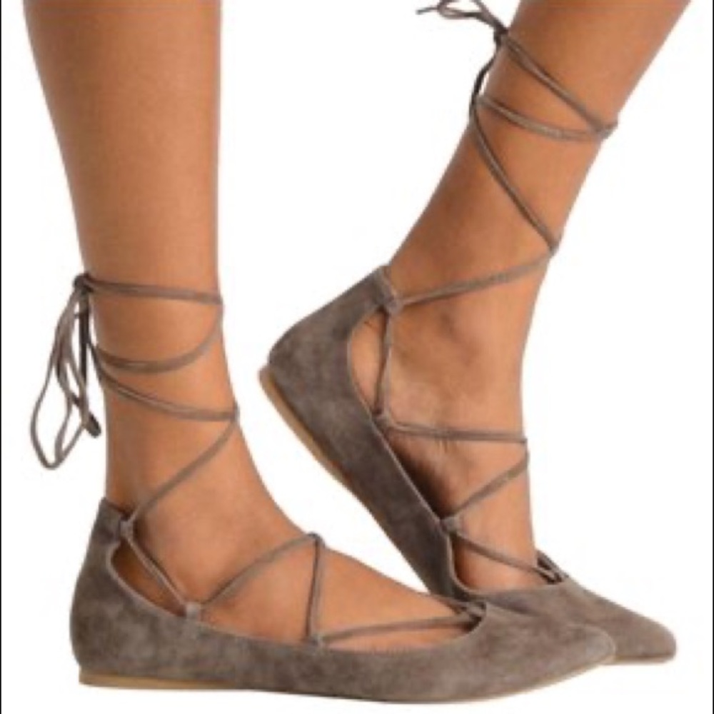 Steven Madden Tie Up Flats
